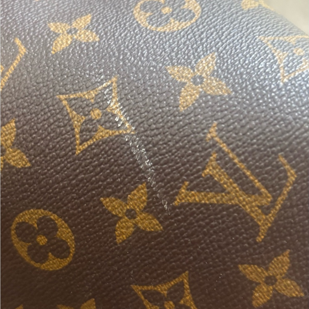 Louis Vuitton Monogram Canvas Tote with Vachetta Trim - Brown/Tan - Picture 6 of 10